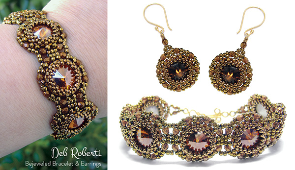 Bejeweled Bracelet & Earrings