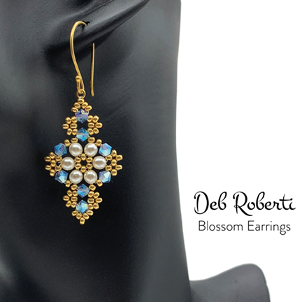 Blossom Bracelet & Earrings, Deb Roberti design