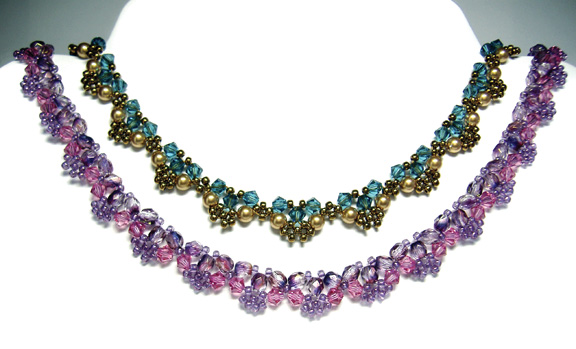Crystal Lace Necklaces