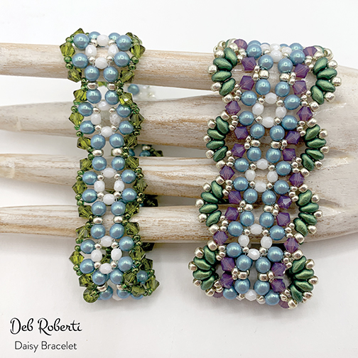 Daisy Bracelet, designed by Deb Roberti