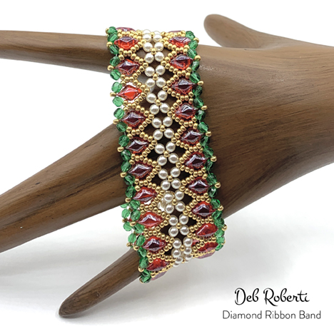 Diamond Ribbon Band, design by Deb Roberti