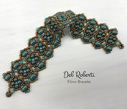 Elinor Bracelet, design by Deb Roberti