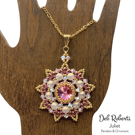 Juliet Pendant & Ornament, design by Deb Roberti