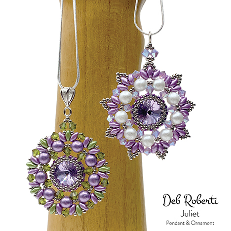 Juliet Pendant & Ornament, design by Deb Roberti