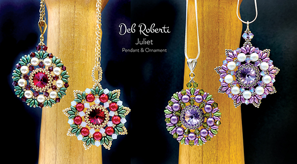 Juliet Pendant & Ornament, design by Deb Roberti