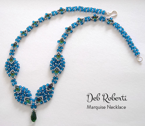 Marquise Necklace, design by Deb Roberti