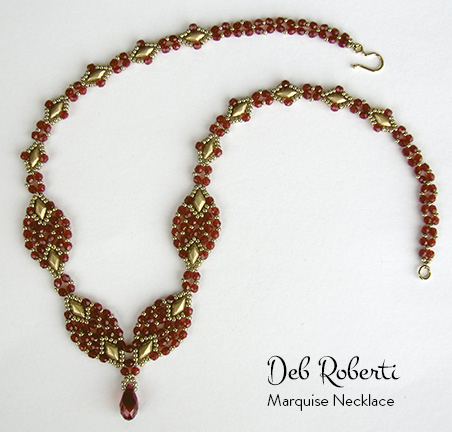 Marquise Necklace, design by Deb Roberti