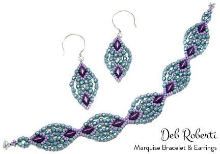 Marquise Bracelet & Earrings