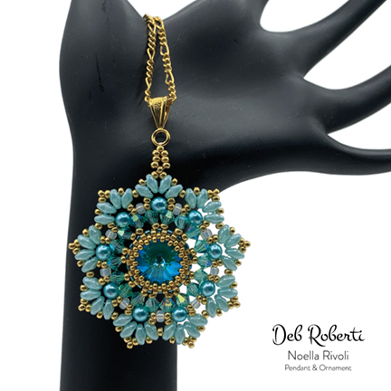 Noella Rivoli Pendant & Ornament, design by Deb Roberti