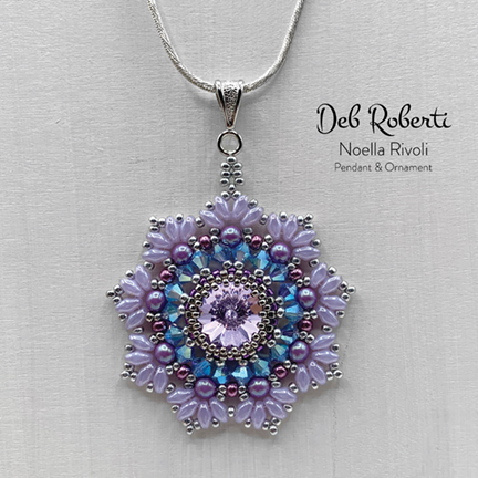 Noella Rivoli Pendant & Ornament, design by Deb Roberti