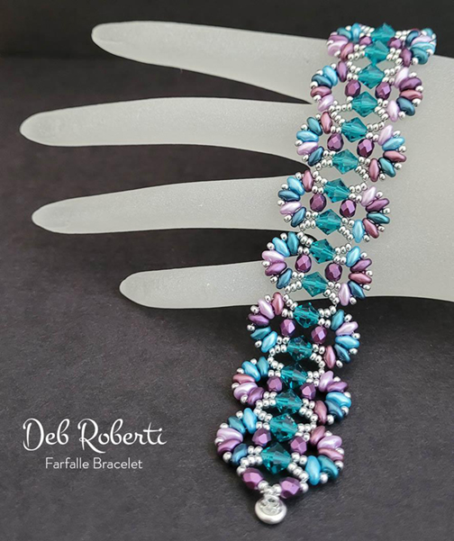 Farfalle Bracelet, design by Deb Roberti