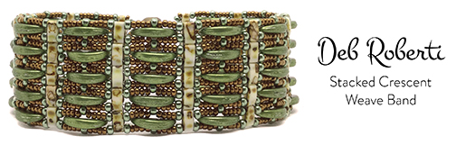 Stacked Crescent Weave Band
