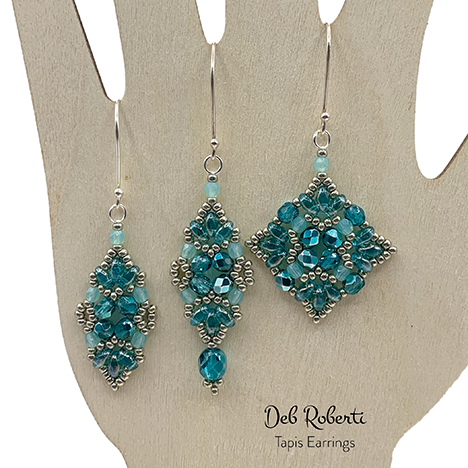 Tapis Earrings, design by Deb Roberti Tapis Earrings, design by Deb Roberti