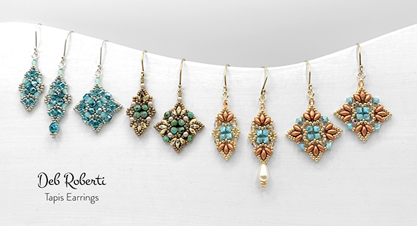 Tapis Earrings, design by Deb Roberti Tapis Earrings, design by Deb Roberti