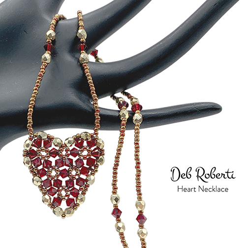 Heart Necklace, design by Deb Roberti