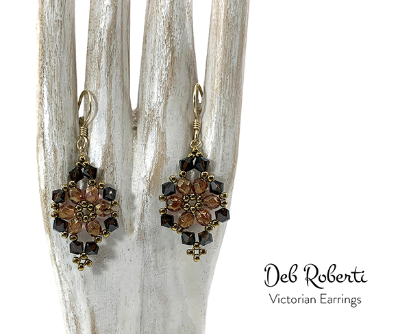 Victorian Earrings, free pattern